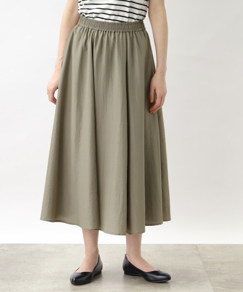 grove（グローブ）の「◆ハレの日も雨の日も楽しめる!はっ水マーメイドスカート（スカート・レディース・チャコールグレー/ライトブルー/カーキ・02/03/04/01/05）」の22枚目の写真