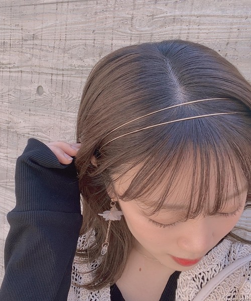 TONE SELECT GOODS（トーンセレクトグッズ）の「pur chouchou/メタルカチューシャ（カチューシャ・レディース・その他1/その他2・FREE）」の4枚目の写真