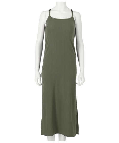 anap mimpi（アナップミンピ）の「カップ付バッククロスサイドスリットリブタイトワンピース（ワンピース・レディース・グリーン/ベージュ/ダークグレー・FREE）」の13枚目の写真