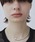 Cassette Chart�i�J�Z�b�g�`���[�g�j�́u�yquip queint�zbowling asymmetry necklace QU030�i�l�b�N���X�j�v�b�V���o�[