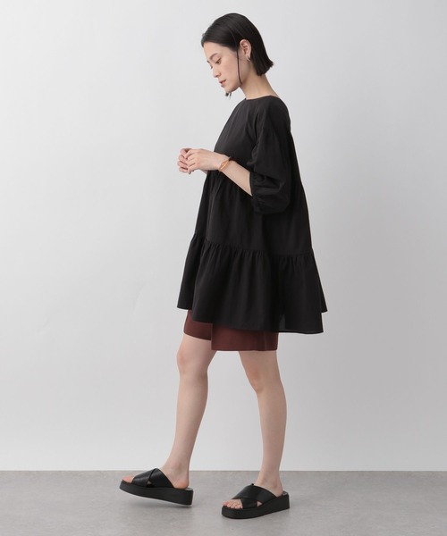 LOWRYS FARM(ローリーズファーム)の「2WAYティアードブラウス 960881(シャツ/ブラウス・レディース・ブラック/ブラウン/ホワイト・FREE)」の9枚目の写真