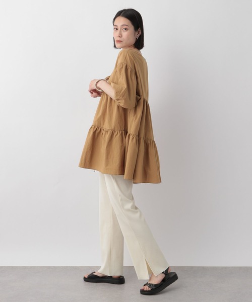 LOWRYS FARM(ローリーズファーム)の「2WAYティアードブラウス 960881(シャツ/ブラウス・レディース・ブラック/ブラウン/ホワイト・FREE)」の11枚目の写真