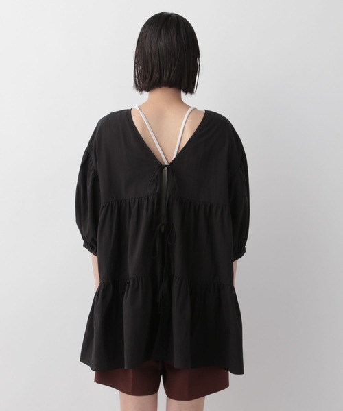 LOWRYS FARM(ローリーズファーム)の「2WAYティアードブラウス 960881(シャツ/ブラウス・レディース・ブラック/ブラウン/ホワイト・FREE)」の15枚目の写真