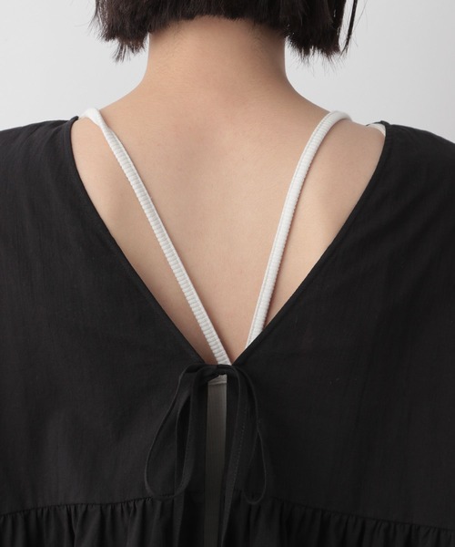 LOWRYS FARM(ローリーズファーム)の「2WAYティアードブラウス 960881(シャツ/ブラウス・レディース・ブラック/ブラウン/ホワイト・FREE)」の17枚目の写真