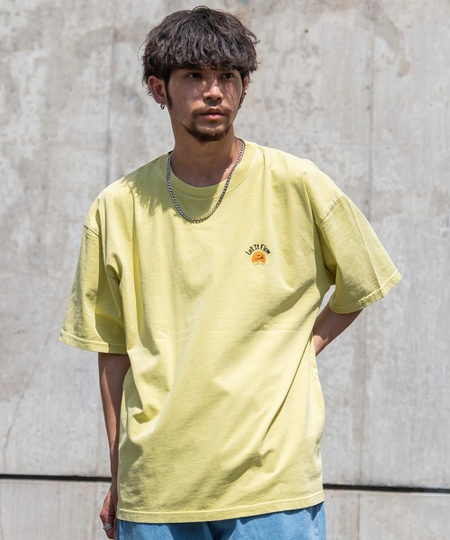SILVER BULLET(シルバーバレット)の「『CavariA/キャバリア』ピグメント刺繍TEE(Tシャツ/カットソー・メンズ・サックスブルー/イエロー/ブラック・L/M)」の3枚目の写真