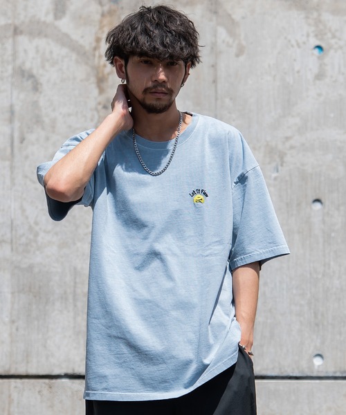 SILVER BULLET(シルバーバレット)の「『CavariA/キャバリア』ピグメント刺繍TEE(Tシャツ/カットソー・メンズ・サックスブルー/イエロー/ブラック・L/M)」の9枚目の写真