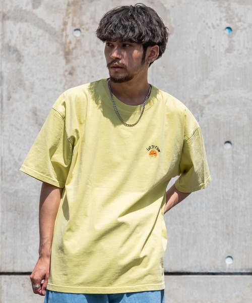 SILVER BULLET(シルバーバレット)の「『CavariA/キャバリア』ピグメント刺繍TEE(Tシャツ/カットソー・メンズ・サックスブルー/イエロー/ブラック・L/M)」の13枚目の写真