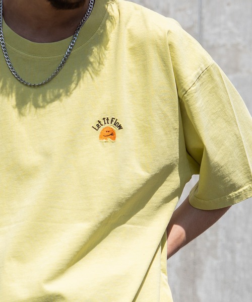 SILVER BULLET(シルバーバレット)の「『CavariA/キャバリア』ピグメント刺繍TEE(Tシャツ/カットソー・メンズ・サックスブルー/イエロー/ブラック・L/M)」の12枚目の写真