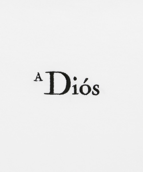 DOUBLE CHEESEBURGER（ダブルチーズバーガー）の「ダブルチーズバーガー Tシャツ ‐A Dios- / DOUBLE CHEESEBURGER T-shirt ‐A Dios-（Tシャツ/カットソー・メンズ・ホワイト/ブラック・1/2）」の4枚目の写真