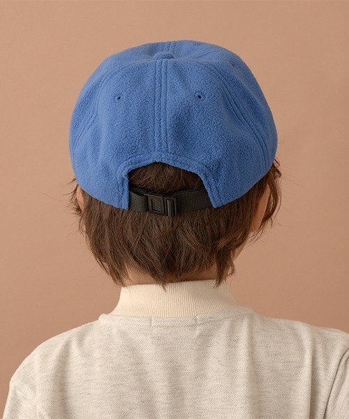 b・ROOM（ビールーム）の「ロゴ刺しゅうフリースキャップ（キャップ・キッズ・レモンイエロー/アイボリー/ブルー/ブラック・FREE）」の6枚目の写真