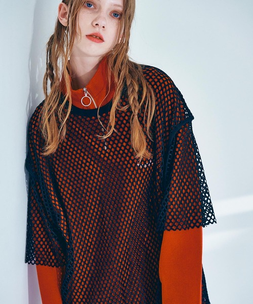 RNA（アールエヌエー）の「M2118 メッシュBIG T（Tシャツ