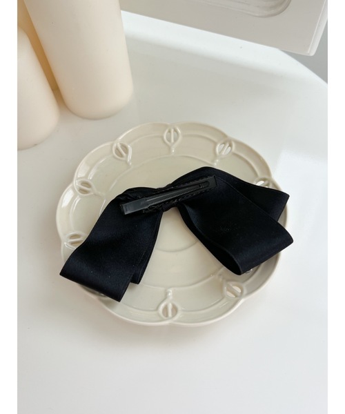 JUMELLE（ジュメロ）の「stone ribbon clip（バレッタ/ヘアクリップ・レディース・ブラック・FREE）」の11枚目の写真