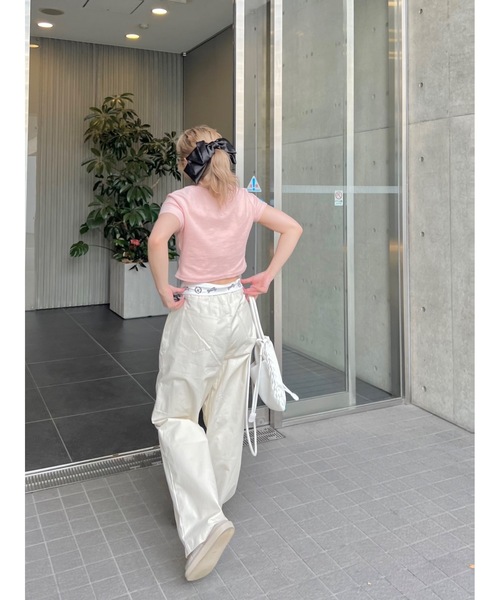 JUMELLE（ジュメロ）の「stone ribbon clip（バレッタ/ヘアクリップ・レディース・ブラック・FREE）」の7枚目の写真