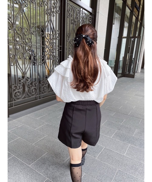 JUMELLE（ジュメロ）の「stone ribbon clip（バレッタ/ヘアクリップ・レディース・ブラック・FREE）」の15枚目の写真