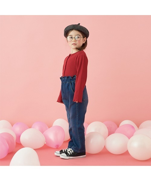 Lycee mine(リセマイン)の「すぽっと履けてきれいシルエットデニムパンツ(デニムパンツ・キッズ・ネイビー・100cm/110cm/120cm/130cm/140cm/150cm)」の6枚目の写真