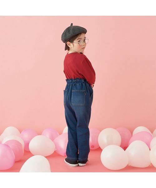 Lycee mine(リセマイン)の「すぽっと履けてきれいシルエットデニムパンツ(デニムパンツ・キッズ・ネイビー・100cm/110cm/120cm/130cm/140cm/150cm)」の5枚目の写真