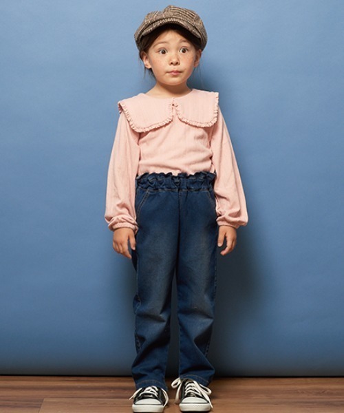 Lycee mine(リセマイン)の「すぽっと履けてきれいシルエットデニムパンツ(デニムパンツ・キッズ・ネイビー・100cm/110cm/120cm/130cm/140cm/150cm)」の19枚目の写真
