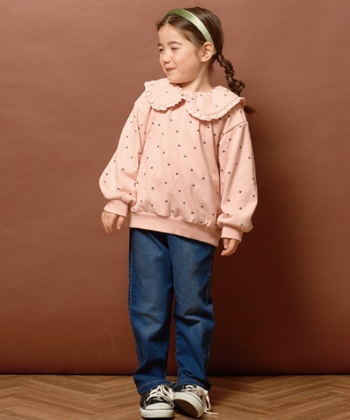 Lycee mine(リセマイン)の「すぽっと履けてきれいシルエットデニムパンツ(デニムパンツ・キッズ・ネイビー・100cm/110cm/120cm/130cm/140cm/150cm)」の18枚目の写真