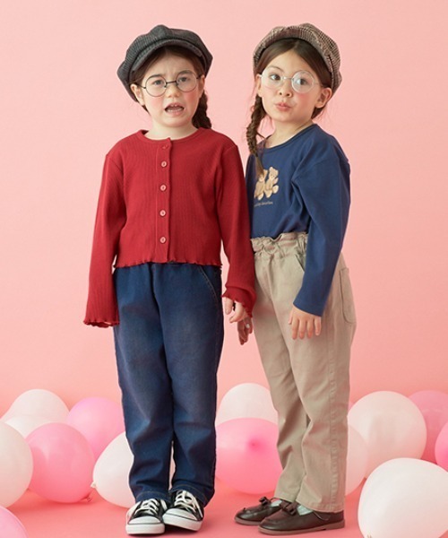 Lycee mine(リセマイン)の「すぽっと履けてきれいシルエットデニムパンツ(デニムパンツ・キッズ・ネイビー・100cm/110cm/120cm/130cm/140cm/150cm)」の16枚目の写真
