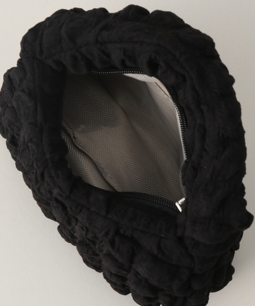 JOINT WORKS（ジョイントワークス）の「シャーリングハンドバッグ（ハンドバッグ・レディース・ブラック/ホワイト/イエロー/パープル・FREE）」の11枚目の写真