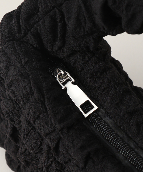 JOINT WORKS（ジョイントワークス）の「シャーリングハンドバッグ（ハンドバッグ・レディース・ブラック/ホワイト/イエロー/パープル・FREE）」の5枚目の写真