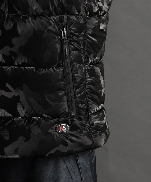 NICOLE CLUB FOR MEN（ニコルクラブフォーメン）の「【NICOLE SPORTS】ワッシャータフタ中綿ベスト（ダウンベスト・メンズ・ブラック系/グレー系/ブラック・MEDIUM/LARGE/X-LARGE）」の16枚目の写真