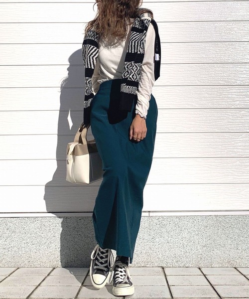 Q(キュー)の「パーテーショントート(トートバッグ・レディース・ブラック/アイボリー・ONE SIZE)」の17枚目の写真