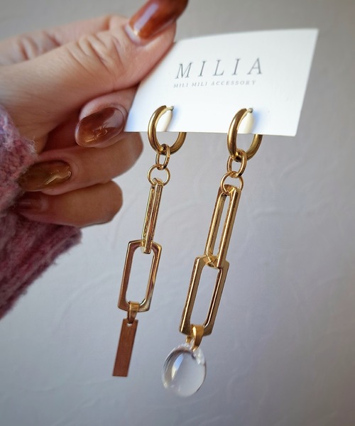 CERCA（チェルカ）の「MILIA/DRIP フープピアス（ピアス（両耳用）・レディース・B/A・FREE）」の14枚目の写真