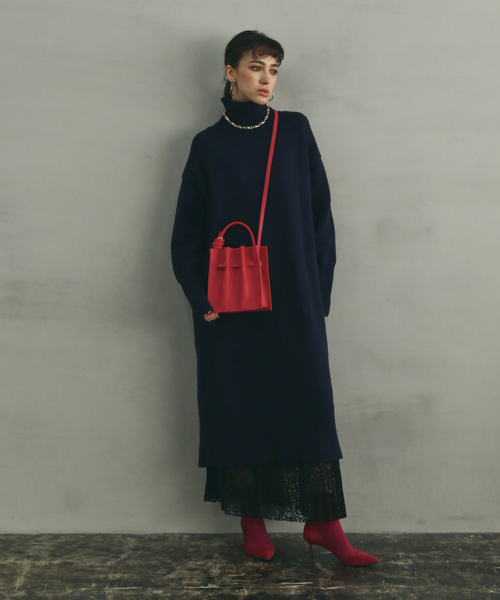 LOWELL things（ロウェル　シングス）の「Swell/ギャザーミニショルダーバッグ（ショルダーバッグ・レディース・グリーン/ピンク・フリー）」の3枚目の写真