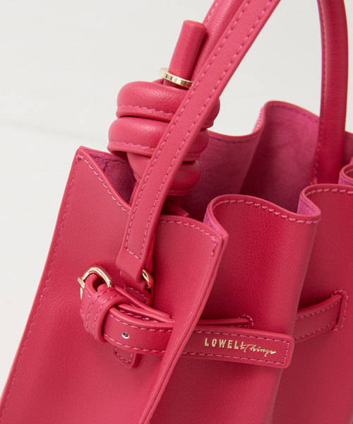 LOWELL things（ロウェル　シングス）の「Swell/ギャザーミニショルダーバッグ（ショルダーバッグ・レディース・グリーン/ピンク・フリー）」の12枚目の写真