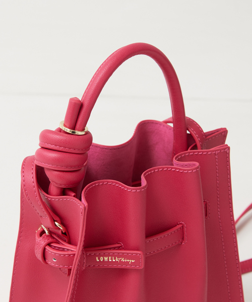 LOWELL things（ロウェル　シングス）の「Swell/ギャザーミニショルダーバッグ（ショルダーバッグ・レディース・グリーン/ピンク・フリー）」の13枚目の写真