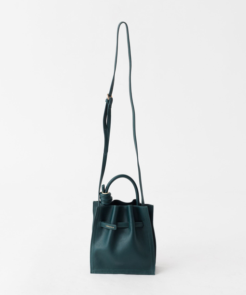 LOWELL things（ロウェル　シングス）の「Swell/ギャザーミニショルダーバッグ（ショルダーバッグ・レディース・グリーン/ピンク・フリー）」の15枚目の写真