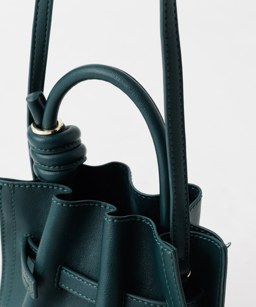 LOWELL things（ロウェル　シングス）の「Swell/ギャザーミニショルダーバッグ（ショルダーバッグ・レディース・グリーン/ピンク・フリー）」の18枚目の写真