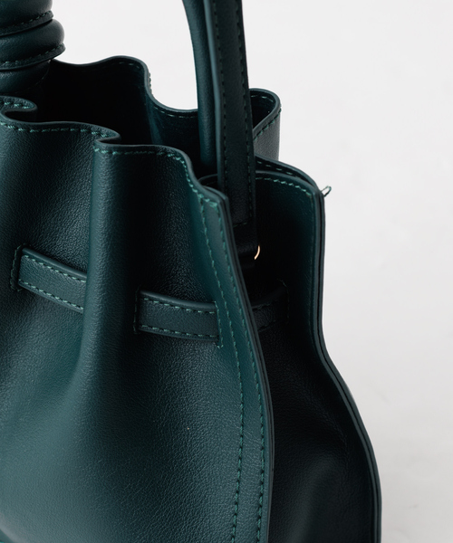 LOWELL things（ロウェル　シングス）の「Swell/ギャザーミニショルダーバッグ（ショルダーバッグ・レディース・グリーン/ピンク・フリー）」の19枚目の写真