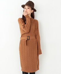 CAROLINA GLASER | 【CAROLINA GLASER / ロング ニットワンピース】(ワンピース)