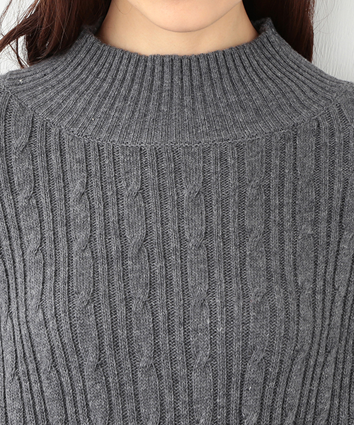 CAROLINA GLASER（カロリナ グレイサー）の「CAROLINA GLASER / ロング ニットワンピース（ワンピース・レディース・ブラック/グレー/ブラウン・ONE SIZE）」の17枚目の写真