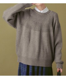 求心編みニット