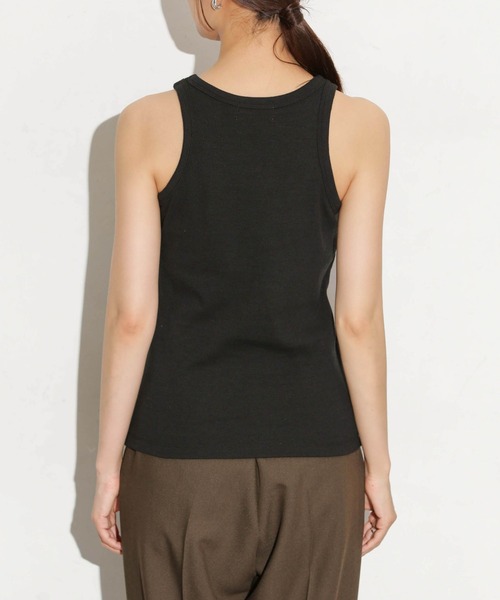 NANO universe（ナノユニバース）の「カップ付きアメスリタンクトップ（タンクトップ・レディース・グレー系その他4/オフホワイト/ブラック・M/S）」の17枚目の写真