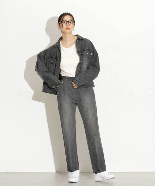 NANO universe（ナノユニバース）の「カップ付きアメスリタンクトップ（タンクトップ・レディース・グレー系その他4/オフホワイト/ブラック・M/S）」の10枚目の写真