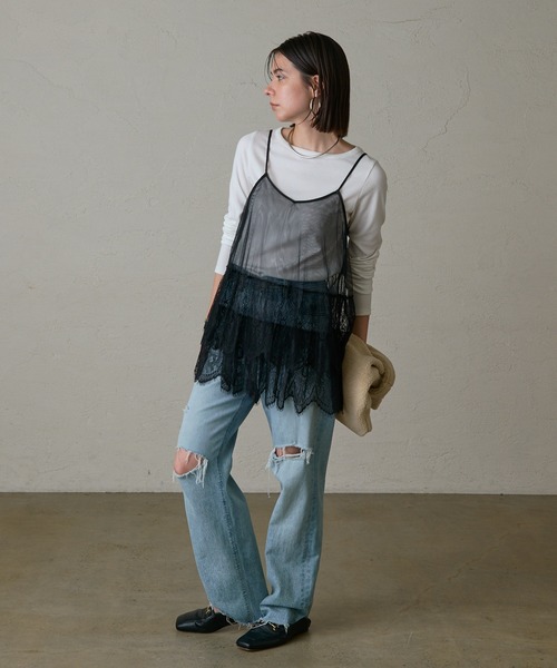 LOUNGEDRESS（ラウンジドレス）の「レースキャミソール（キャミソール