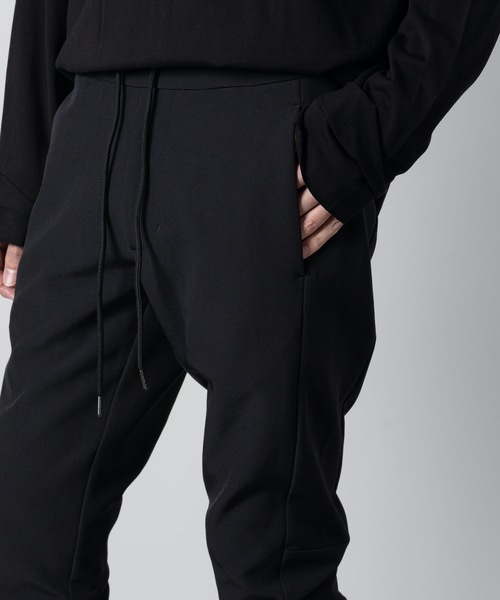 ATTACHMENT(アタッチメント)の「PE ハイカウントダブルクロス サイドポケットイージーパンツ / PE HIGH COUNT DOUBLE CLOTH SIDE POCKET EAZY PANTS(その他パンツ・メンズ・グレー/ブラック・3/2/1/4)」の9枚目の写真