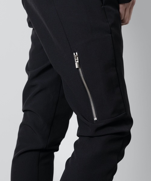ATTACHMENT(アタッチメント)の「PE ハイカウントダブルクロス サイドポケットイージーパンツ / PE HIGH COUNT DOUBLE CLOTH SIDE POCKET EAZY PANTS(その他パンツ・メンズ・グレー/ブラック・3/2/1/4)」の11枚目の写真
