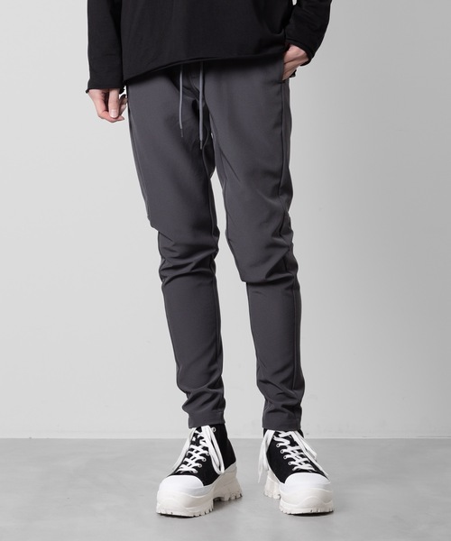 ATTACHMENT(アタッチメント)の「PE ハイカウントダブルクロス サイドポケットイージーパンツ / PE HIGH COUNT DOUBLE CLOTH SIDE POCKET EAZY PANTS(その他パンツ・メンズ・グレー/ブラック・3/2/1/4)」の15枚目の写真