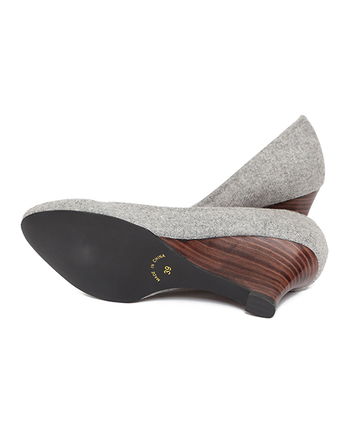 B:MING by BEAMS（ビーミングバイビームス）の「ビーミング by ビームス / ウエッジソールパンプス 2015FW（パンプス・レディース・ブラック/オリーブ/その他/ライトグレー/シルバー・23.0cm/24.0cm/23.5cm/22.5cm/24.5cm）」の9枚目の写真