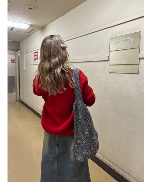 JUMELLE（ジュメロ）の「【たっぷり入る】rame tote bag（トートバッグ・レディース・ブラック/ゴールド・FREE）」の6枚目の写真