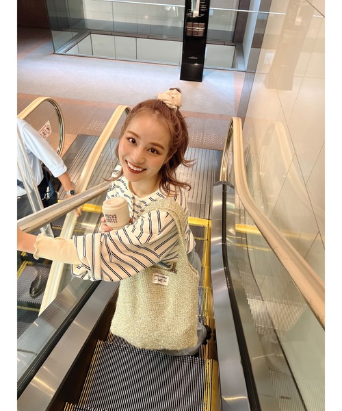 JUMELLE（ジュメロ）の「【たっぷり入る】rame tote bag（トートバッグ・レディース・ブラック/ゴールド・FREE）」の19枚目の写真