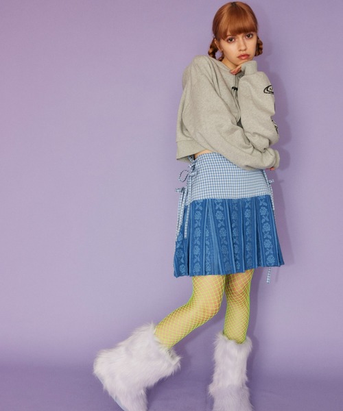 キャンスパ NEEDLELIKE PLEATS JUMPER スカート Candy Stripper（キャンディストリッパー）の「NEEDLELIKE