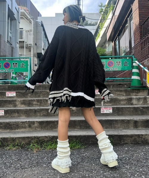 キャンスパ NEEDLELIKE PLEATS JUMPER スカート Candy Stripper（キャンディストリッパー）の「NEEDLELIKE