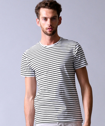 5351 POUR LES HOMMES | バスクボーダーC(Tシャツ/カットソー)