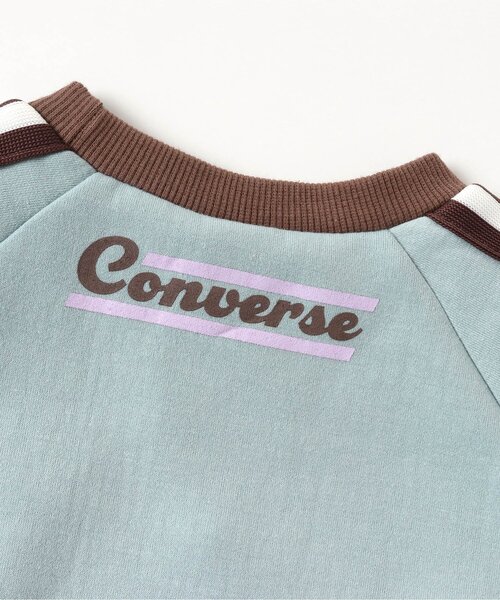 CONVERSE（コンバース）の「CONVERSE サイドラインTシャツ（Tシャツ/カットソー・キッズ・アイボリー/ミント・110/130/90/120/80/100）」の19枚目の写真